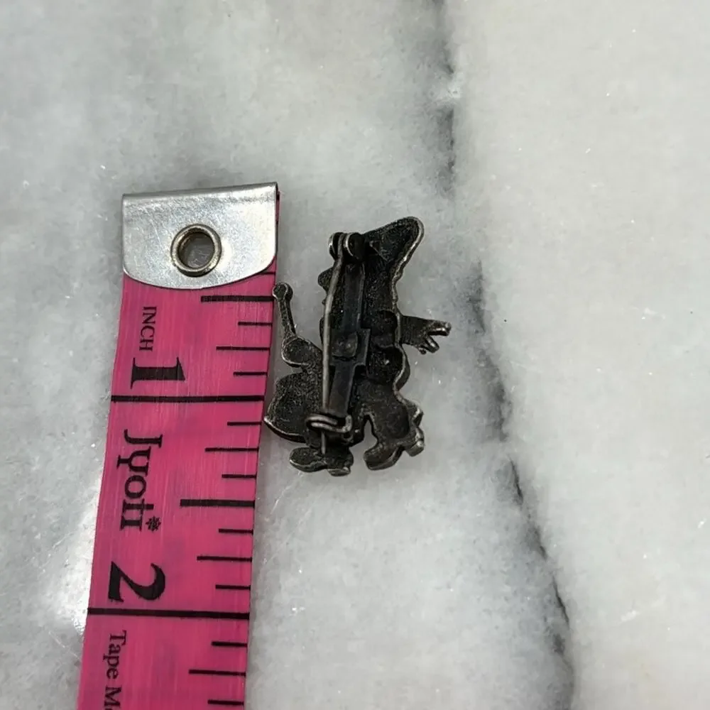 Pewter little drummer boy brooch